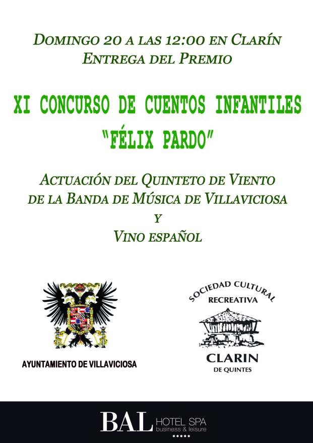Cartel Entrega Felix Pardo